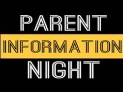 Please remember that Parent Night is tomorrow, August 19th, at 6 pm. This will be followed by athletic meetings. We hope to see you there!