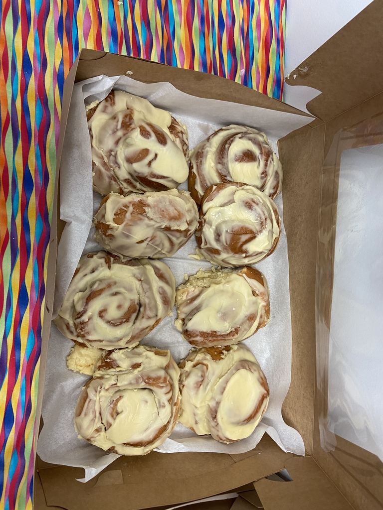 Cinnamon rolls from Carriage Crossing
