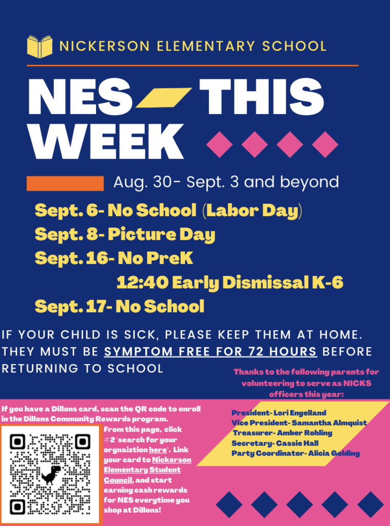 NES This Week Aug. 30-Sept. 3