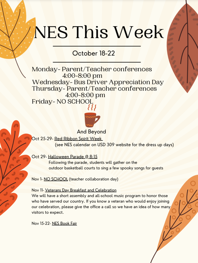 NES this week Oct. 18-22