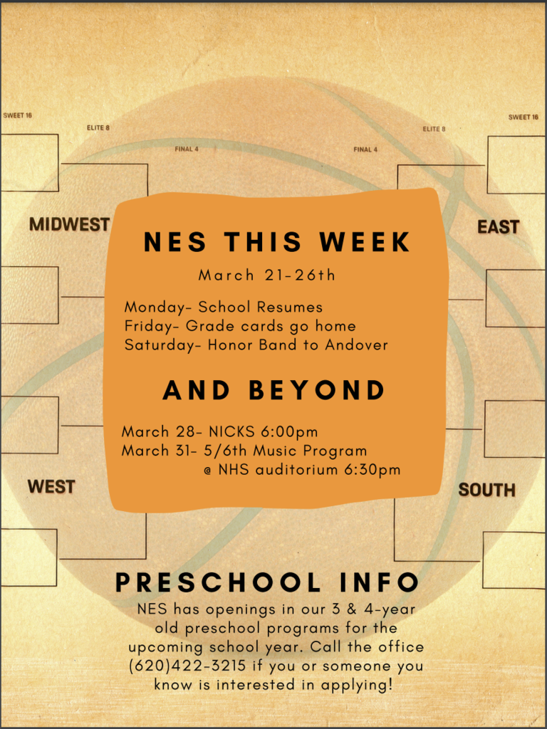 NES This Week March 21-25