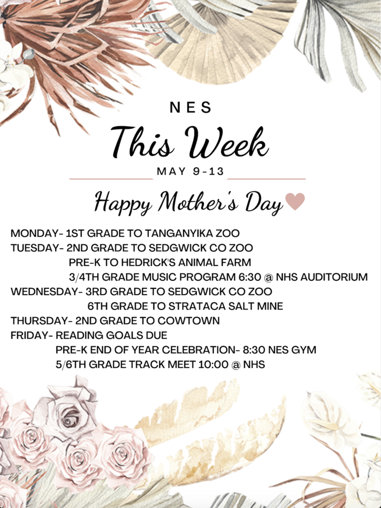 NES This Week May 9-13