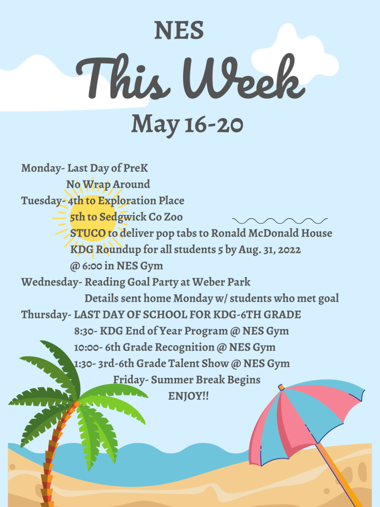 NES This Week May 16-20